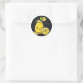 Zomerlimonade Kawaii Ronde Sticker (Tas)