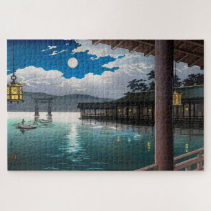 Zomermaan in Miyajima door Tsuchiya Koitsu Legpuzzel