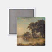 zomermiddag (1865) - Magnet Magneet (Voorkant / Achterkant)