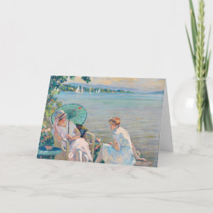 Zomermiddag aan het meer Edward Cucuel Kaart