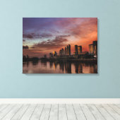 zomermiddag canvas afdruk (Insitu (Houten vloer))
