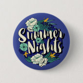 zomernacht ronde button 5,7 cm (Voorkant)