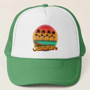 zomernatuur zonsondergang trucker pet