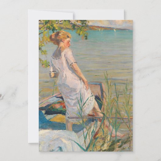 Zomerochtend op het Starnberg meer | Edward Cucuel (Voorkant)