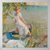 Zomerochtend op het Starnberg meer | Edward Cucuel Poster (Voorkant)
