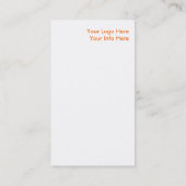 zomerontwerp visitekaartje (Achterkant)