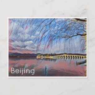 zomerpaleis - peeskunst briefkaart