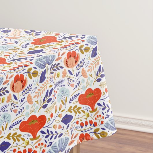  zomerpapaverbloemen tafelkleed (Voorbeeld)