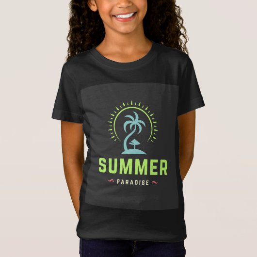 zomerparadijs t-shirt (Voorkant)
