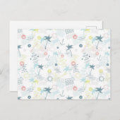 Zomerpatroon Briefkaart (Voorkant / Achterkant)