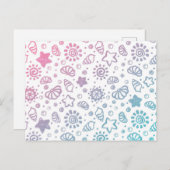 Zomerpatroon Briefkaart (Voorkant / Achterkant)