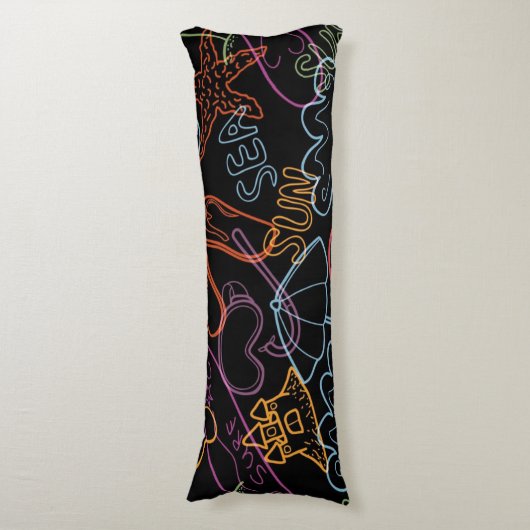 Zomerpatroon Lichaamskussen (Voorkant Verticaal)