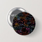 Zomerpatroon Ronde Button 5,7 Cm (Voorkant /achterkant)