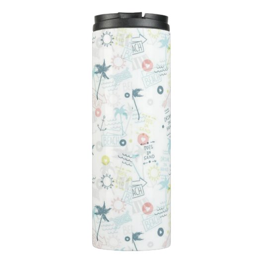 Zomerpatroon Thermosbeker (Achterkant)