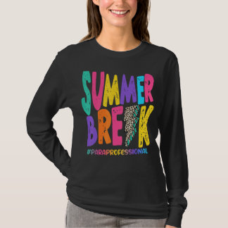 zomerpauze Paraprofessional Life Distress Leop T-shirt