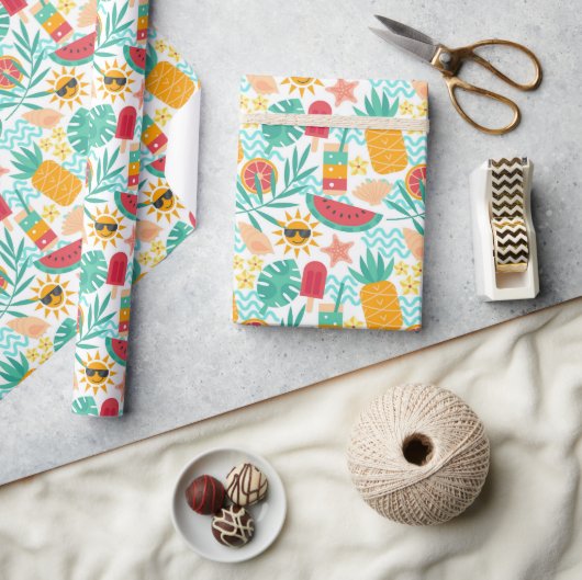 Zomerpret Cadeaupapier (Crafts)