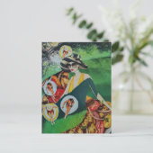 Zomerpret Collage Briefkaart (Staand voorkant)