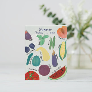 Zomerproductengids Briefkaart