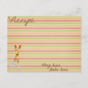 Zomerrecept Briefkaart