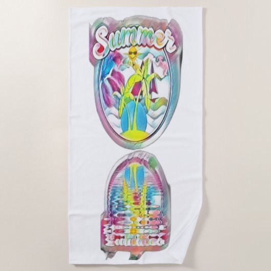  zomerreflectie strandlaken (Voorkant)