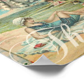  zomerretro Victoriaans Poster (Hoek)