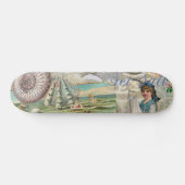 zomerretro Victoriaans Skateboard (Horizontaal)