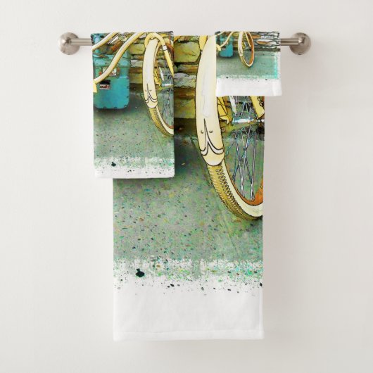 Zomerrit - Gele Fiets Bad Handdoek (Insitu)