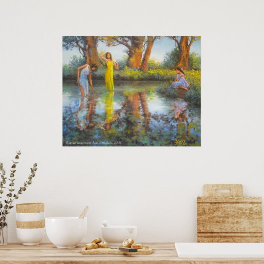 zomerromantisme. poster (Keuken)