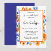 Zomer's Embrace Wildflower Brunch & Bubbly Kaart (Voorkant / Achterkant)