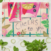 Zomersangria Theedoek (Gevouwen)