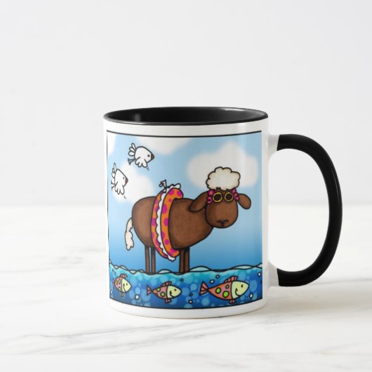 zomerschaap - mok (Rechts)