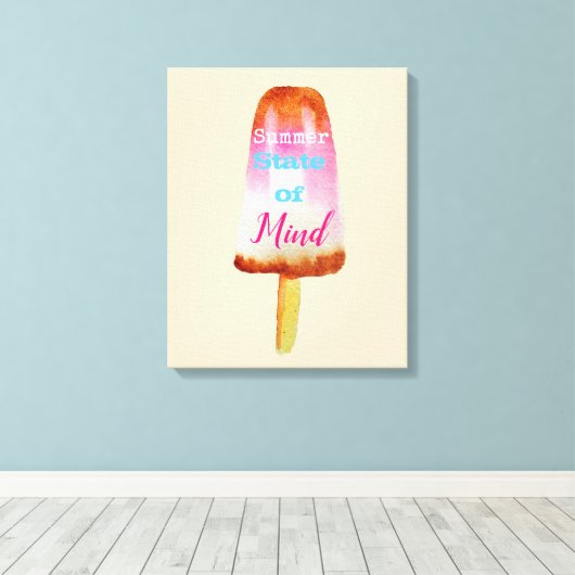 Zomerschattebout Canvas Afdruk (Insitu (Houten vloer))