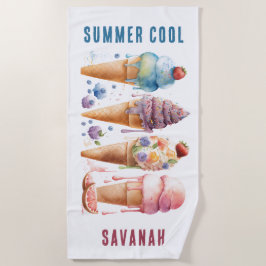 ZOMERSE KLEURRIJKE IJSKEGELS STRANDLAKEN