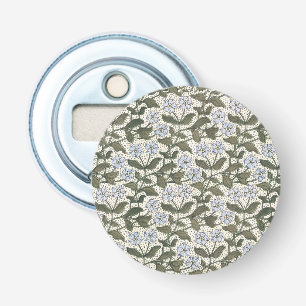 Zomerse maagdenpalmbloem  Elegant Bloemen Button Flesopener