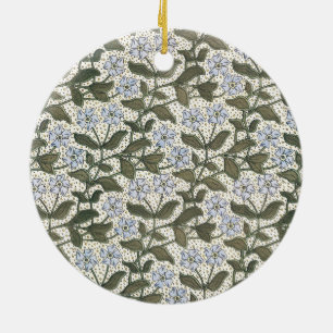 Zomerse maagdenpalmbloem  Elegant Bloemen Keramisch Ornament