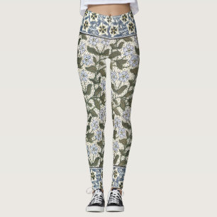 Zomerse maagdenpalmbloem  Elegant Bloemen Leggings