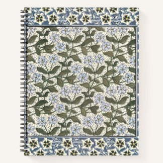 Zomerse maagdenpalmbloem Elegant Bloemen Notitieboek