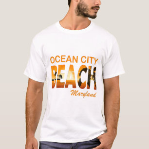 Zomerse oceaanstad - Maryland T-shirt