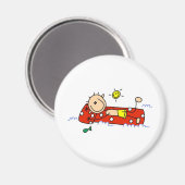 Zomerse ontspanning magneet (Voorkant / Achterkant)