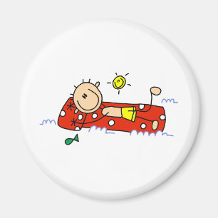 Zomerse ontspanning magneet