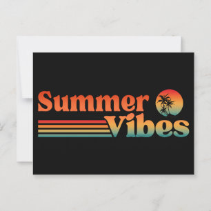ZOMERSE SFEER VINTAGE ZONSONDERGANG VACATIE BRIEFKAART