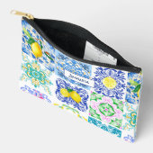 Zomerse Siciliaanse citrus Mediterrane azulejo Etui (Open)