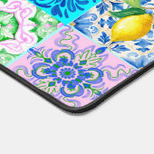 Zomerse Siciliaanse turquoise kleurrijke azulejo A Bureaumat (Hoek)