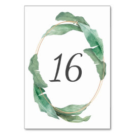 Zomerse tropische waterverf botanische groene blad kaart