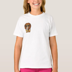 Zomerse zonnebril Leeuw Kinderen T-shirt