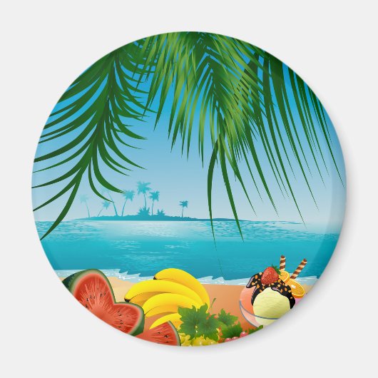 zomerseizoen magneet (Voorkant)