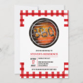 Zomerspeeltuin bq grill gingham kaart (Voorkant)