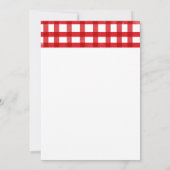 Zomerspeeltuin bq grill gingham kaart (Achterkant)