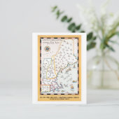 zomerspel Land New England reisposter Briefkaart