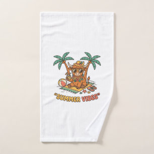 Zomerstemming Cute Hoogland Koe Strand Vakantie T- Handdoek